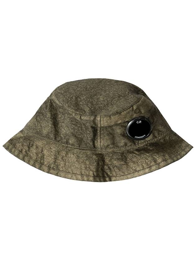 Coated Bucket Hat Ivy Green 15CMAC260A - CP COMPANY - BALAAN 1