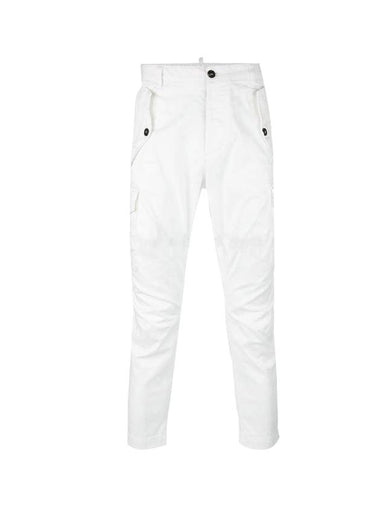 Multy Pocket Cargo Jeans White - DSQUARED2 - BALAAN 1