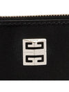 Logo Flat Clutch Bag Black - GIVENCHY - BALAAN.