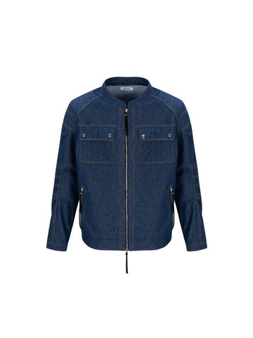 Real Ridre Painting Denim Jacket Blue - COELONINE - BALAAN 1