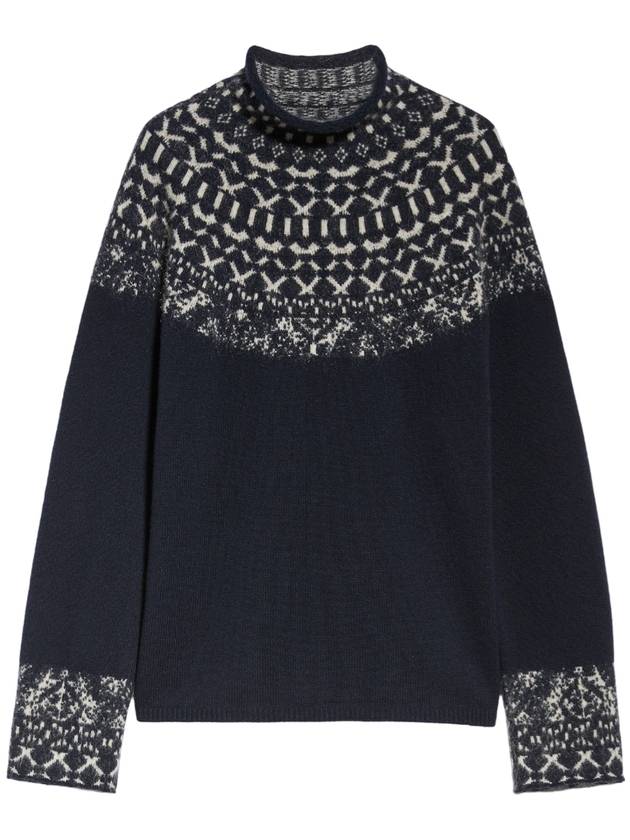 Islanda Knit Top Navy - MAX MARA - BALAAN 1