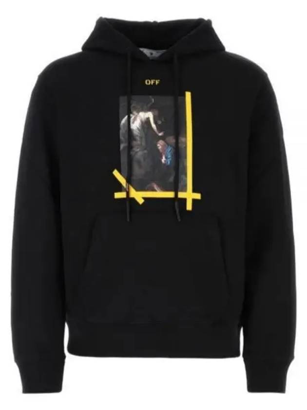 OFF white arrow graphic printing hoodie black OMBB097C99 FLE015 - OFF WHITE - BALAAN 1