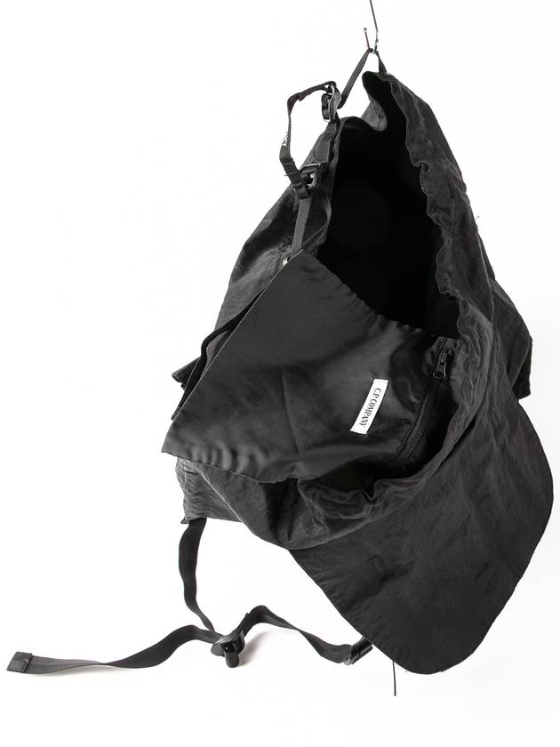 Nylon B Logo Backpack Black - CP COMPANY - BALAAN 10