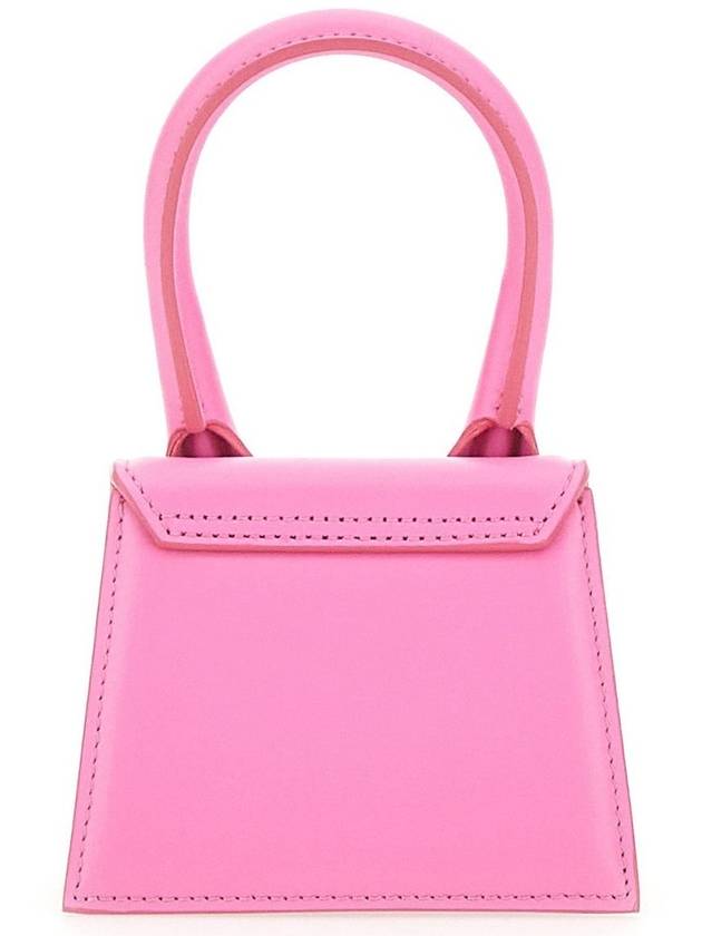 Le Chiquito Signature Mini Tote Bag Neon Pink - JACQUEMUS - BALAAN 5