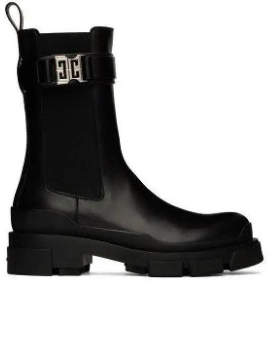 Terra Leather Chelsea Boots Black - GIVENCHY - BALAAN 2