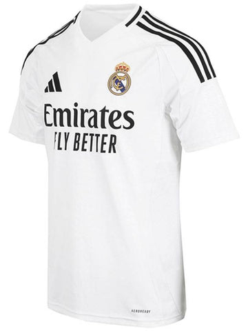 Real Madrid 24/25 Home Jersey Uniform Short Sleeve T-Shirt White - ADIDAS - BALAAN 1