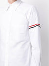 Armband Oxford Long Sleeve Shirt White - THOM BROWNE - BALAAN 4