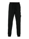 Cotton Fleece Cargo Truck Pants Black - STONE ISLAND - BALAAN 2