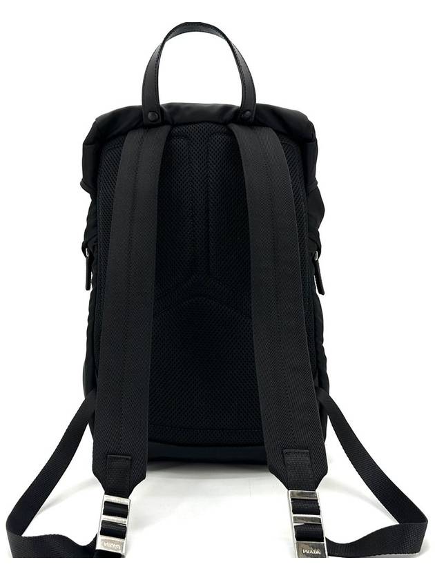 2VZ135 Triangle Logo Re Nylon Saffiano Backpack - PRADA - BALAAN 5