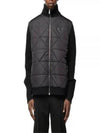 Triangle Logo Re-Nylon Wool Padded Jacket Black - PRADA - BALAAN 2