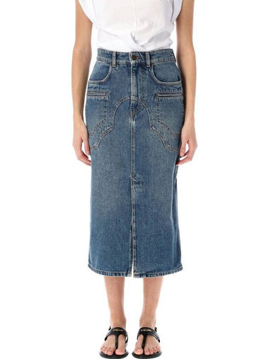 BRITT DENIM SKIRT - ISABEL MARANT - BALAAN 1