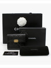 Boy Caviar Vintage Gold Half Wallet Black - CHANEL - BALAAN 11