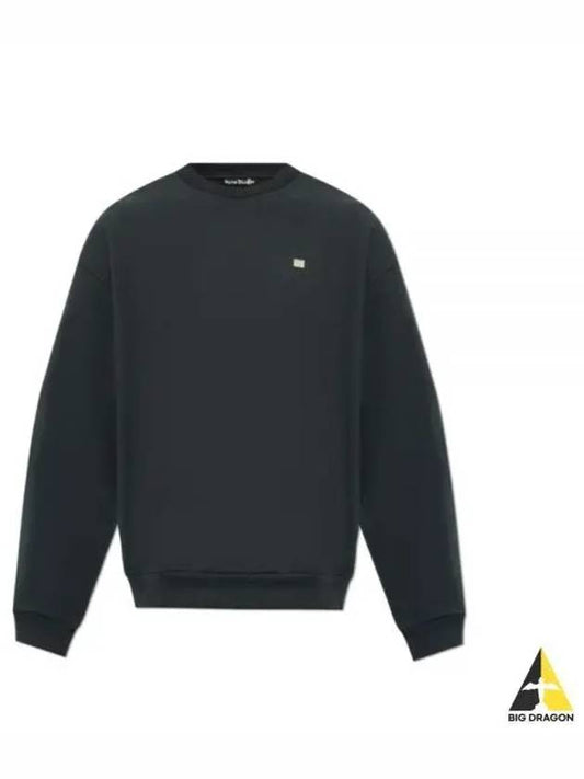 Face Logo Long Sleeve T-Shirt Black - ACNE STUDIOS - BALAAN 2