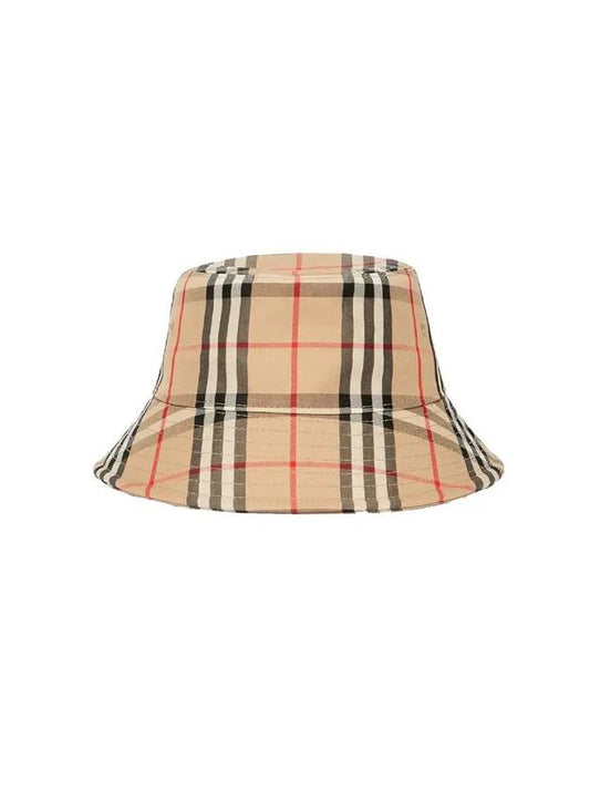 Vintage Check Technical Bucket Hat Beige - BURBERRY - BALAAN 1