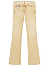 D-Ebby Bootcut Jeans Light Brown - DIESEL - BALAAN 1