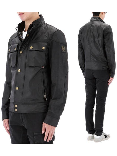 Racemaster Waxed Cotton Jacket Black - BELSTAFF - BALAAN 2