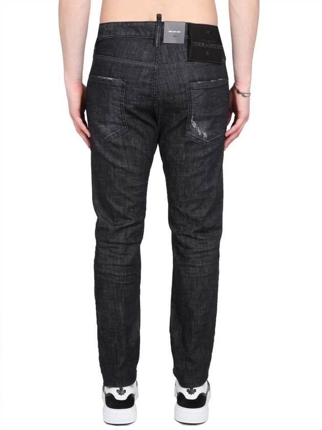 Cool Guy Logo Patch Jeans Black - DSQUARED2 - BALAAN 5