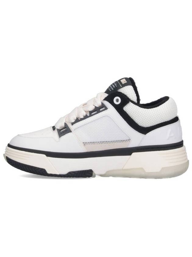 White And Black Chunky Sneakers With Logo Detail In Leather And Mixed Tech Fabrics Man - AMIRI - BALAAN 3