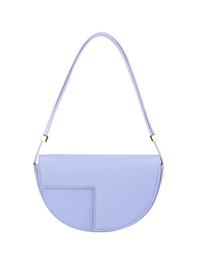 Le Petit Leather Shoulder Bag Blue - PATOU - BALAAN 2