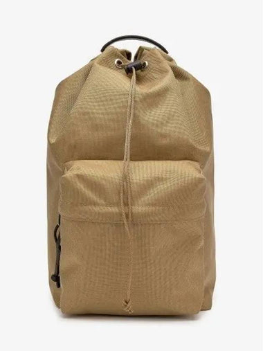 Drawstring backpack beige A23SB02AEBEIGE - AURALEE - BALAAN 1