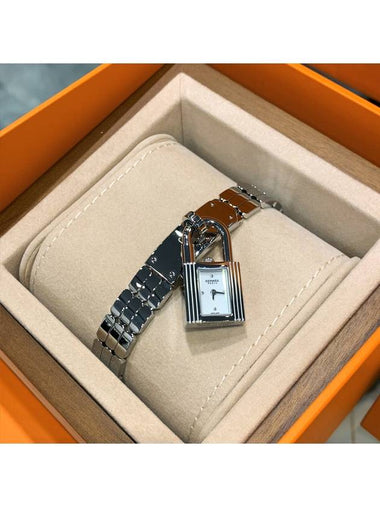 Women s Watch Kelly Mini Steel Padlock Bracelet - HERMES - BALAAN 1