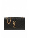 Matelasse Envelope Small Shoulder Bag Black - SAINT LAURENT - BALAAN 2