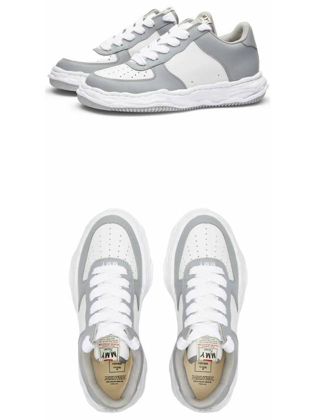 Wayne OG Sole Leather Low Top Sneakers Grey - MAISON MIHARA YASUHIRO - BALAAN 5