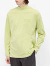 Men's Mock Neck Logo Light Green TShirt S1 O MR605J - MARTINE ROSE - BALAAN 1