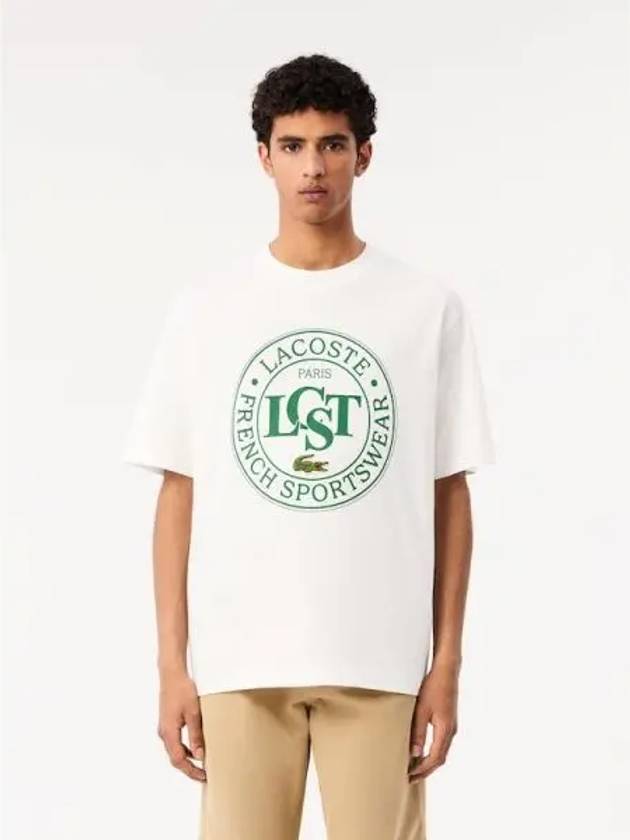 Men s graphic short sleeve t shirt TH2753 54N 001 Domestic product GQ2N24071639859 - LACOSTE - BALAAN 1