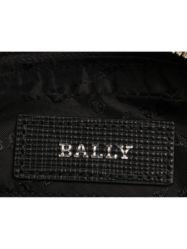 Nylon Zipper Cross Bag Black - BALLY - BALAAN 9