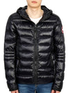 Crofton Hooded Down Padding Jacket Black - CANADA GOOSE - BALAAN 3