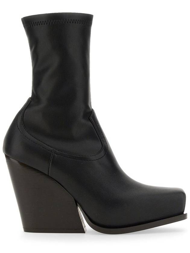 Women's Cowboy Middle Boots Black - STELLA MCCARTNEY - BALAAN 2