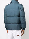 Garment Dyed Crinkle Reps Down Padded Cobalt Blue - STONE ISLAND - BALAAN 3