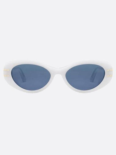 Eyewear Logo Signature B8U Sunglasses White - DIOR - BALAAN 1