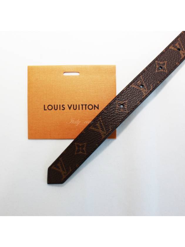 LV Circle Buckle Reversible Leather Belt Black Brown - LOUIS VUITTON - BALAAN 8