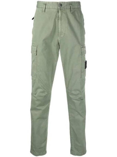 Wappen Patch Cargo Straight Pants Green - STONE ISLAND - BALAAN 1