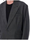 Relaxed Fit Suit Jacket Grey - ACNE STUDIOS - BALAAN 4