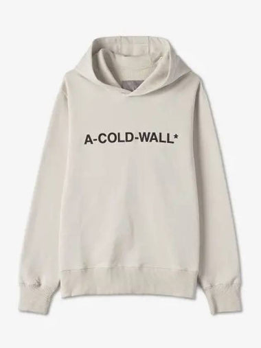 A COLD WALL Essential Logo Hood Bone ACWMW057BONE - A-COLD-WALL - BALAAN 1