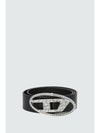 B 1DR Leather Belt Black - DIESEL - BALAAN 1