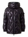 1A00109 68950 999 FIOGET Glossy Black Women’s Padding - MONCLER - BALAAN 2