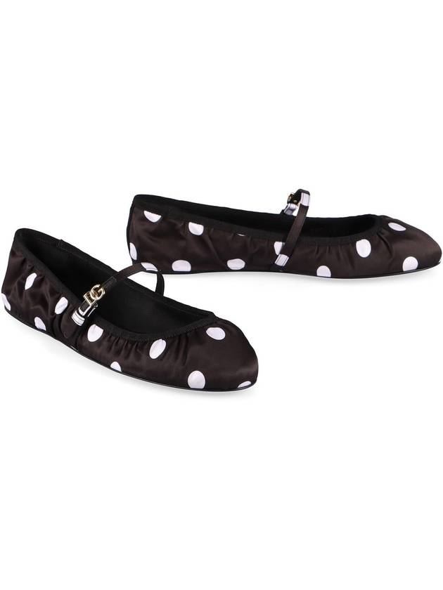 Dolce & Gabbana Odette Fabric Ballet Flats - DOLCE&GABBANA - BALAAN 3