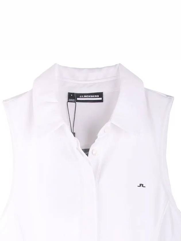 Women's Dena Sleeveless Top Lapis White - J.LINDEBERG - BALAAN 5