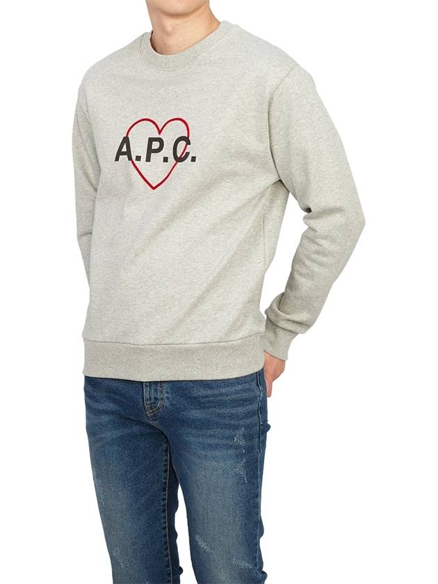 Leon Sweatshirt Grey - A.P.C. - BALAAN 6