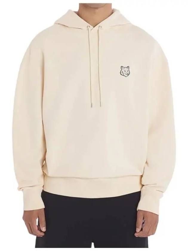 Bold Fox Head Patch Oversize Hoodie Beige - MAISON KITSUNE - BALAAN 5