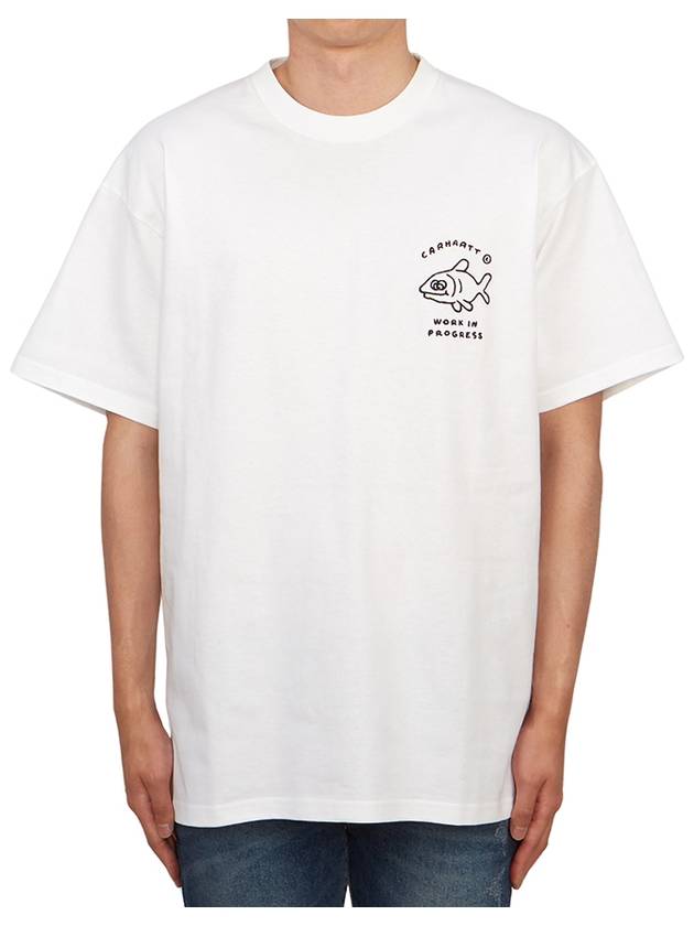 Icon Embroidery Short Sleeve T-Shirt White - CARHARTT WIP - BALAAN 2