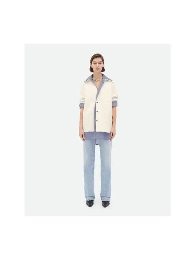 Layered Long Sleeve Shirt White - BOTTEGA VENETA - BALAAN 4