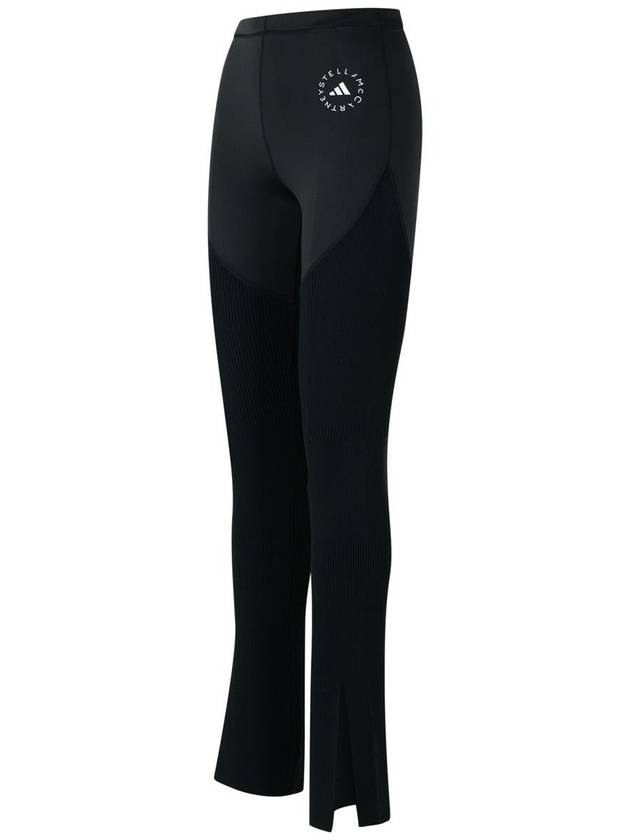 Adidas By Stella McCartney 'Yoga' Black Polyester Blend Leggings - ADIDAS - BALAAN 2