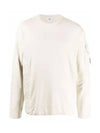 Lens Wappen Sweatshirt Ivory - CP COMPANY - BALAAN.