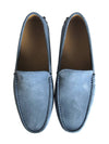 Gomino Nubuck Driving Shoes Light Blue - TOD'S - BALAAN.