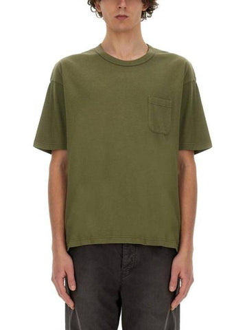 Short Sleeve T Shirt 0124105010008 OLIVE - VISVIM - BALAAN 1